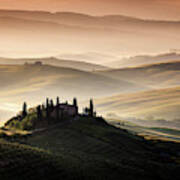 A Tuscan Country Landscape Poster