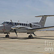 A U.s. Navy Uc-12w King Air Utility Poster