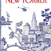 New Yorker July 23, 1990 Poster