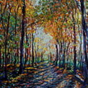 A Walk In Autumn Poster