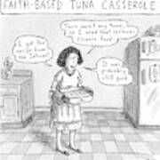 A Woman Describes Her Tuna Casserole Poster