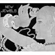 A Woman Wearing Designer Jewelry Poster