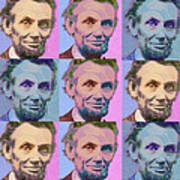 Abe Lincoln Smiles Repeat 1 Poster