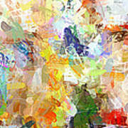 Abstract Collage Panorama Poster
