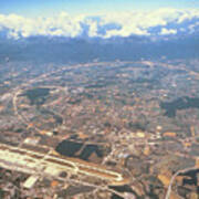 Aerial Photo Of Lep Accelerator Poster