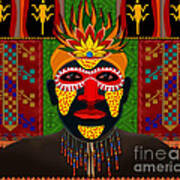 African Tribesman 1 Poster