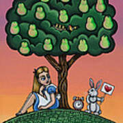 Alice In Wonderland Art Poster