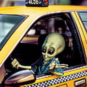 Alien Cab Poster