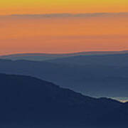 Allegheny Mountain Morning Poster