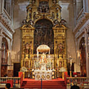 Altar In Seville Cathedral In Spain Poster