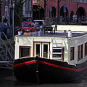 Amsterdam Houseboat Poster