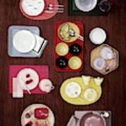 An Assortment Of Dinnerware Poster