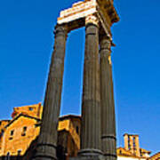 Ancient Roman Columns Poster