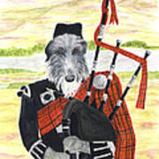 Angus The Piper Poster