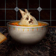 Animal - Bunny - There's A Hare In My Soup Poster