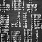Anonymous - Binary Painting By Marianna Mills Poster