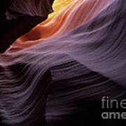 Antelope Canyon Movement In Stone Poster