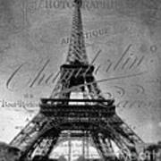 Antique Eiffel Tower Poster