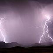 Arizona Lightning Storm Poster