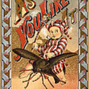 As You Like It Vintage Label Poster