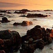 Asilomar Sunset Poster