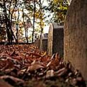 Autumn Cemetery Poster