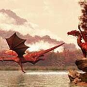 Autumn Dragons Poster