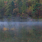 Autumn Mist Buttermere Poster