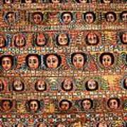 Bahar Bahir Dar Ethiopia Bright Colour Painted Church Ceiling Poster