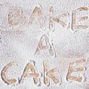 Bake A Cake Poster