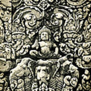 Banteay Srei Carvings 2 Unframed Version Poster