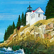 Bass Harbor Lighthouse Poster