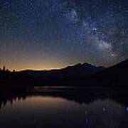 Bear Lake Milky Way Poster