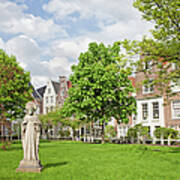 Begijnhof Courtyard In Amsterdam Poster