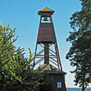Bell Tower In Port Townsend Poster