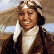 Bessie Coleman, American Aviator Poster