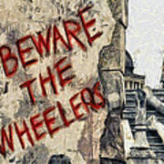 Beware The Wheelers Poster