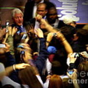 Bill Clinton At Muhlenberg College Poster