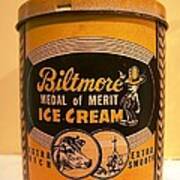 Biltmore Ice Cream Poster