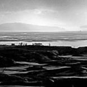 Black And White Symphony - Chambers Bay Golf Course Poster