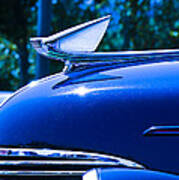 Blue 1939 Chevy Poster