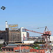 Blue Angels Over Baltimore Poster