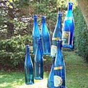 Blue Bottle Tree Poster