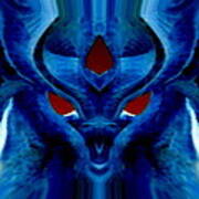 Blue Fox Poster