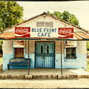 Blue Front Cafe Poster