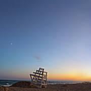 Blue Hour In The Hamptons Poster