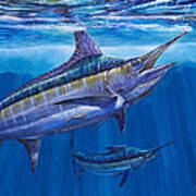 Blue Marlin Bite Off001 Poster