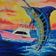 Blue Marlin Poster
