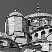 Blue Mosque Angles And Curves 03 Poster