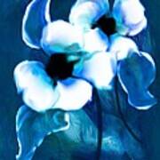 Blue Orchids Poster